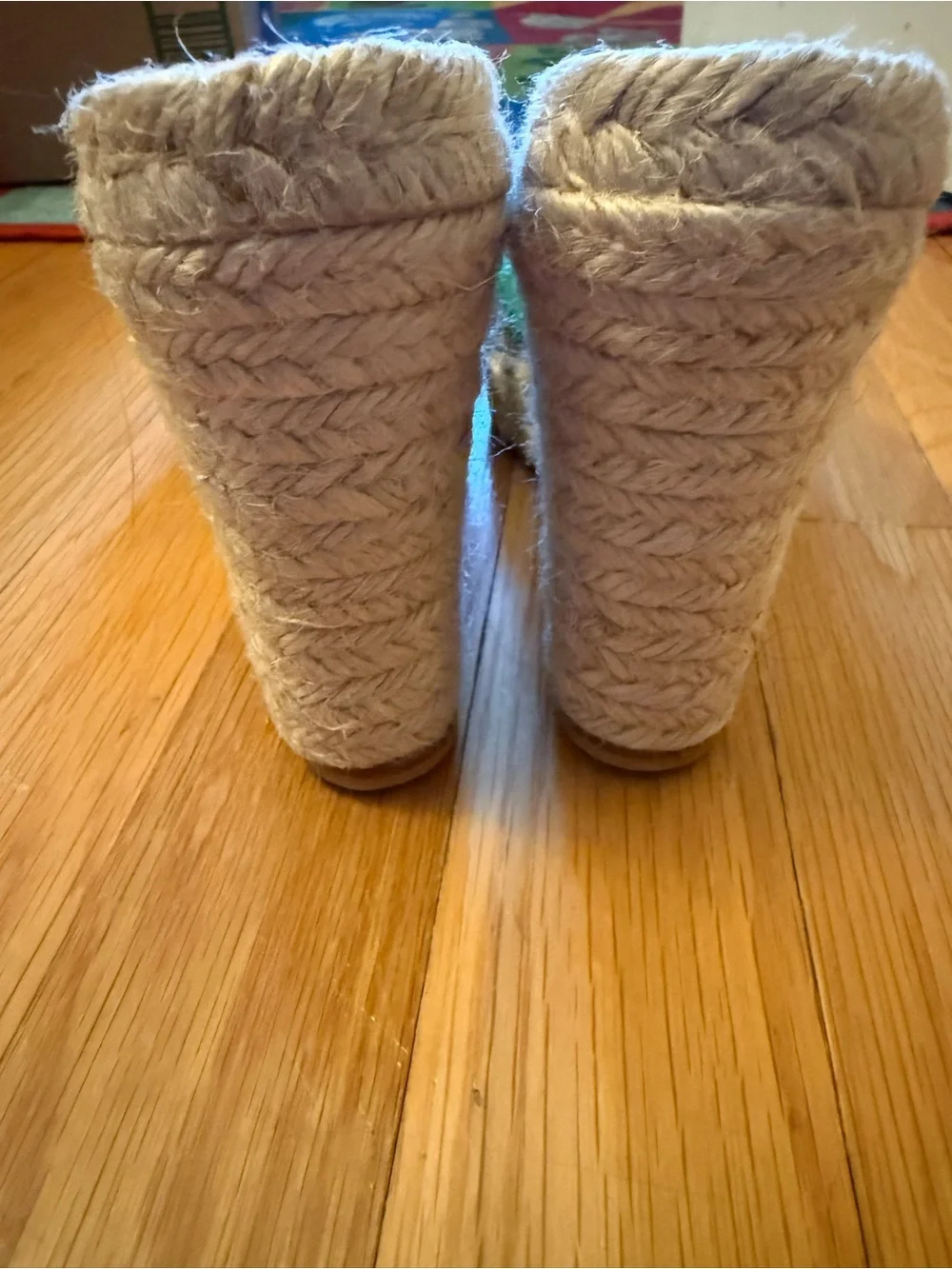 Stubbs & Wootton Emerald Green Espadrille Wedge Sandals